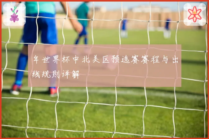 年世界杯中北美区预选赛赛程与出线规则详解